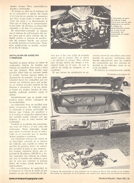 Cómo Convertir su Auto para Gas Propano - Mayo 1975