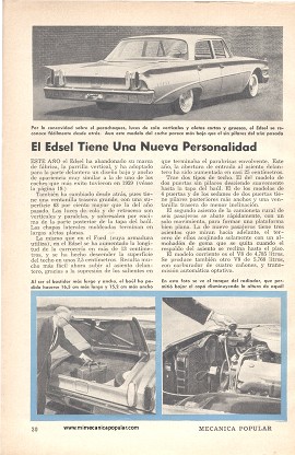 El Edsel Tiene Una Nueva Personalidad - Enero 1960