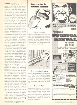 Emoción en las Carreras de KARTS - Octubre 1973