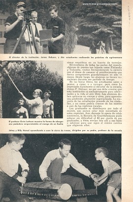 Escuela de Guardabosques - Septiembre 1956