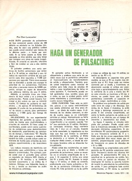 Haga un Generador de Pulsaciones - Junio 1971
