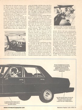 Informe de los dueños: Peugeot 504 y el 604 - Julio 1978