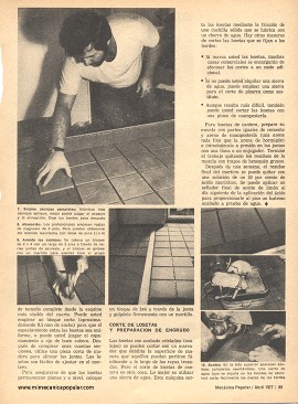 Instale nuevos pisos - Abril 1977