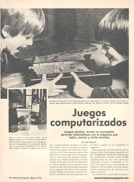 Los juegos computarizados de Marzo 1979