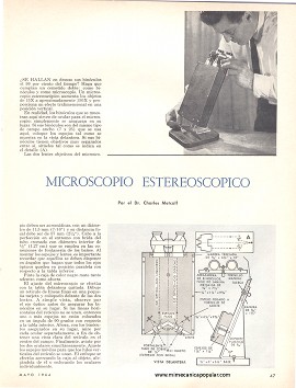Microscopio Estereoscópico - Mayo 1964