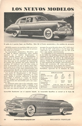 Los Modelos Buick Para 1949 - Febrero 1949
