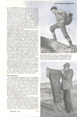 No Olvide su Calzado al Pescar - Marzo 1949