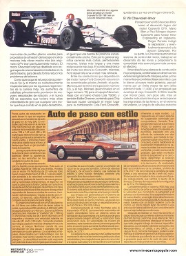 Lo nuevo en Indy Cars - Septiembre 1992