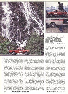 Manejando por Alaska en una pickup Toyota Tacoma - Enero 1996