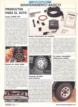 Productos para le auto - Septiembre 1992