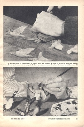 El Tallado de Aves de Madera - Febrero 1950