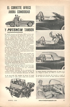 El Corvette - Abril 1956