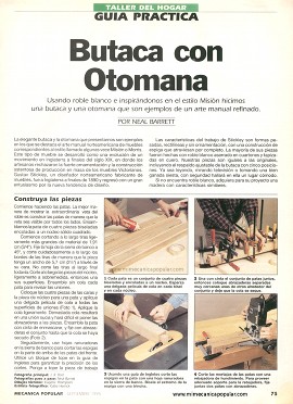 Butaca con Otomana - Septiembre 1995