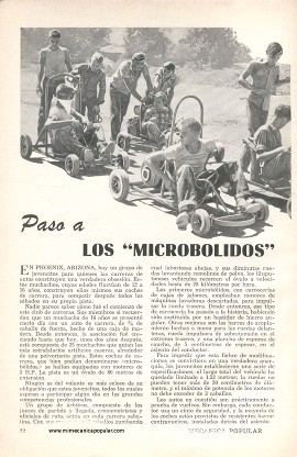 MP en las carreras: paso a los MICROBÓLIDOS - Enero 1956
