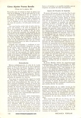 Cómo ajustar frenos bendix - Octubre 1961