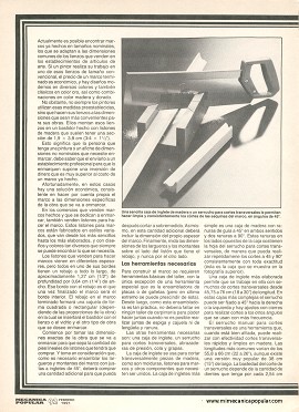 Construya sus marcos - Febrero 1991