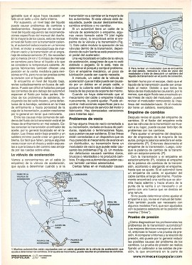 Qué hacer cuando falla la transmisión automática - Noviembre 1990