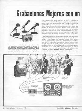 Grabaciones Mejores con un Micrófono Intermedio - Noviembre 1970