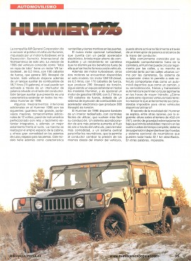 Hummer 1996 - Abril 1996