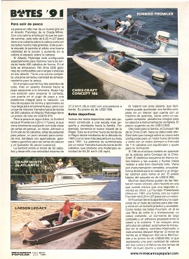 Los mejores botes - Mayo 1991