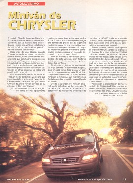 Miniván de Chrysler - Agosto 1995