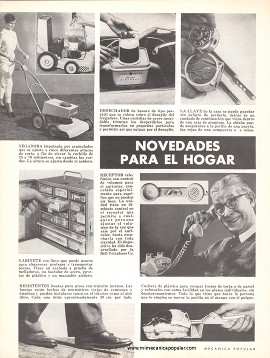 Novedades para el Hogar - Noviembre 1962