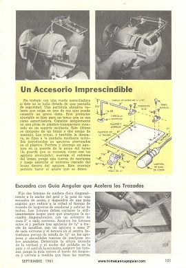 Pantalla de seguridad para rueda esmeriladora - Septiembre 1961