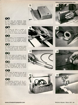 Sugerencias para el hogar y el taller - Marzo 1971