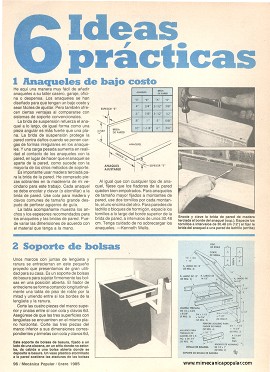 6 ideas prácticas - Enero 1985