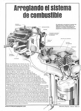 Arreglando el sistema de combustible - Febrero 1983