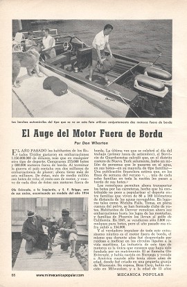 El Auge del Motor Fuera de Borda -Septiembre 1957