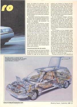 Auto del futuro - Septiembre 1984