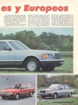 Autos Japoneses y Europeos - Marzo 1981