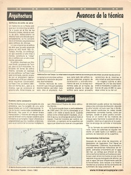 Avances... ...de la técnica - Enero 1983