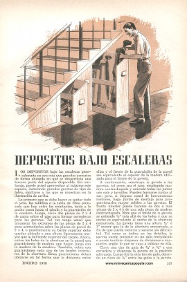 Depósitos Bajo Escaleras - Enero 1958