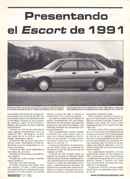 Ford Escort de 1991 - Junio 1990