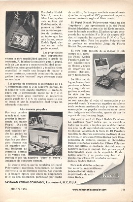 Publicidad - Kodak - Julio 1958