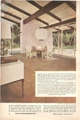La influencia de California en la vivienda moderna - Diciembre 1958