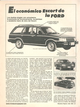 Informe de los dueños: Ford Escort - Julio 1981