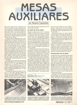 Mesas Auxiliares - Septiembre 1989