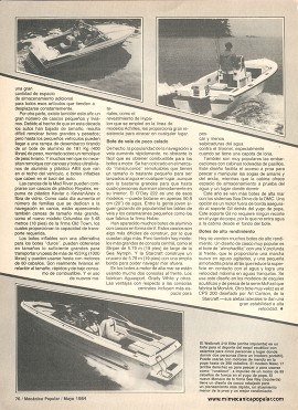 Nuevas embarcaciones - Mayo 1984
