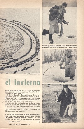 La Pesca es Mejor en el Invierno - Marzo 1956