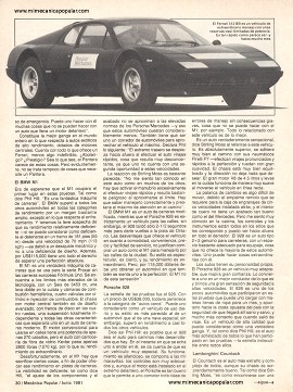 MP prueba los 16 autos más rápidos - Junio 1981