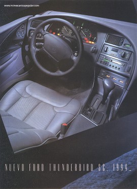 Publicidad - Ford Thunderbird SC - Marzo 1994