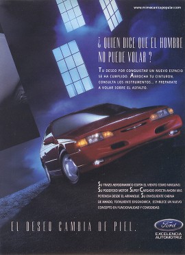 Publicidad - Ford Thunderbird SC - Marzo 1994