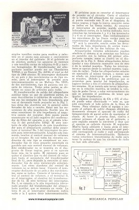 Cómo Convertir el Radio en un Sistema de Intercomunicación -Marzo 1951