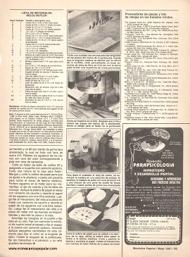 Relojes que puede construir - Mayo 1981