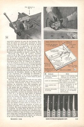Herramienta Utilisima: Sierra Caladora - Marzo 1958