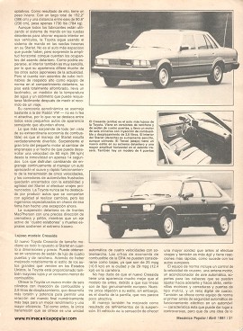 Toyota del 81 - Abril 1981