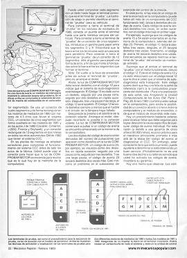 Arreglando la unidad computarizada GM - parte 2 -Febrero 1983